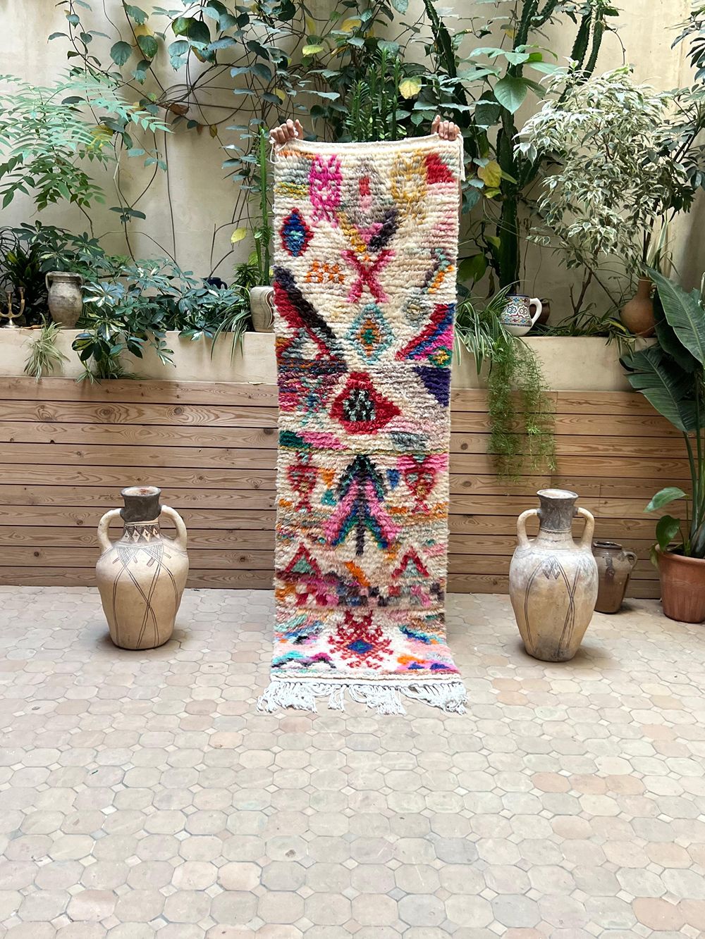 Moroccan Boujaad Runner 210x60cm