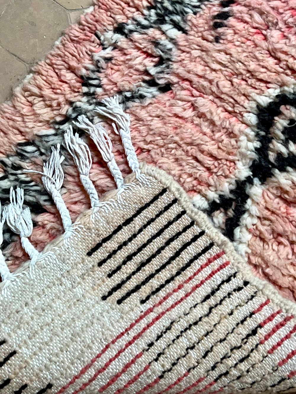 Marokkolainen käytävämatto Boujaad 215x65cm