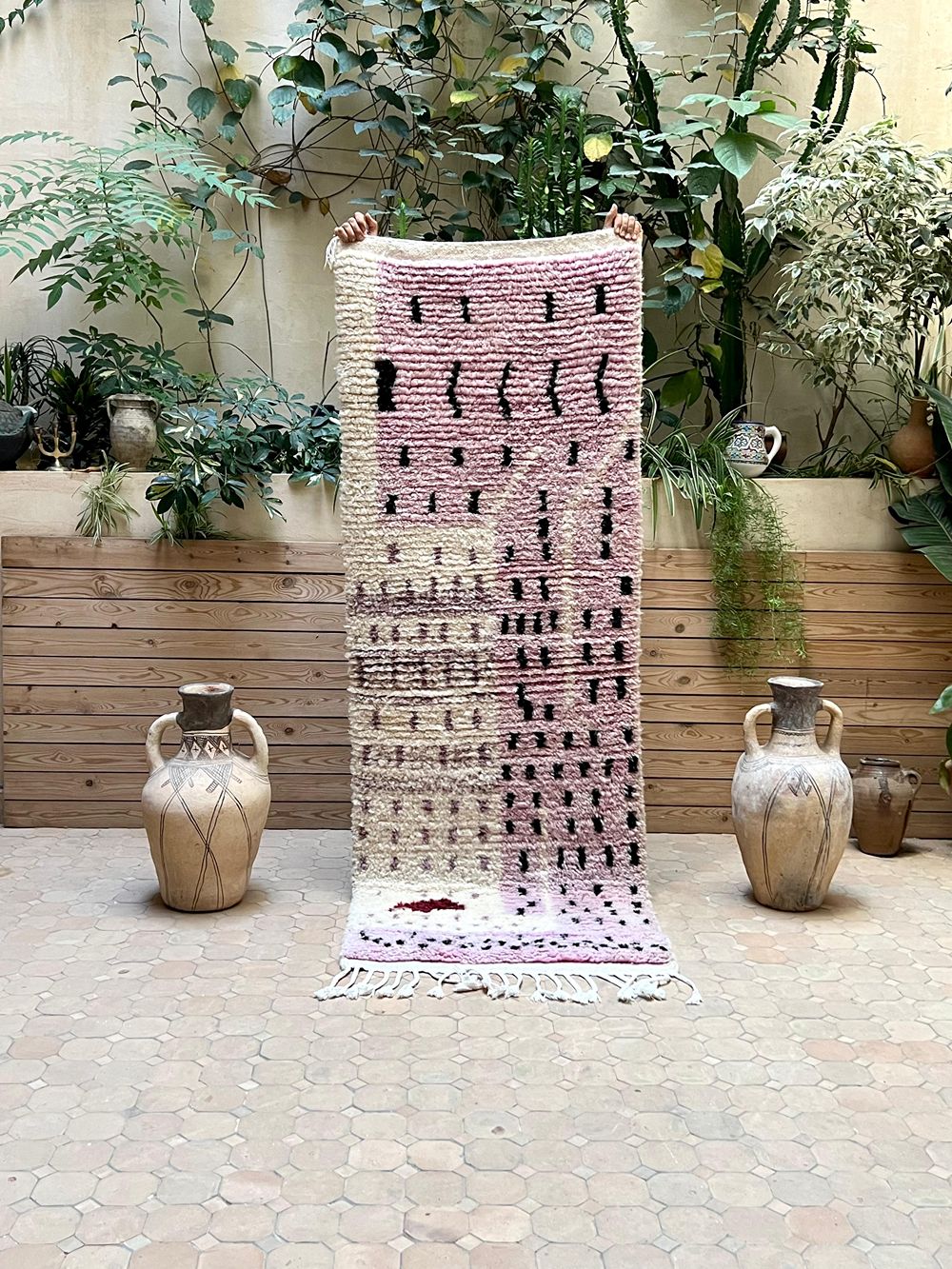 Moroccan Boujaad Runner 215x75cm