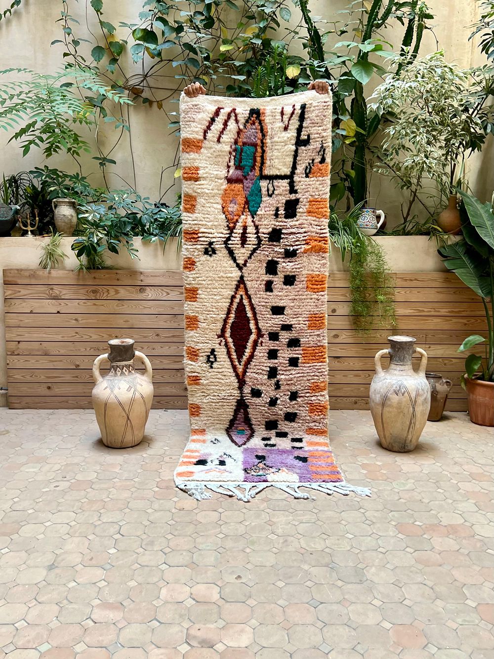 Moroccan Boujaad Runner 235x80cm