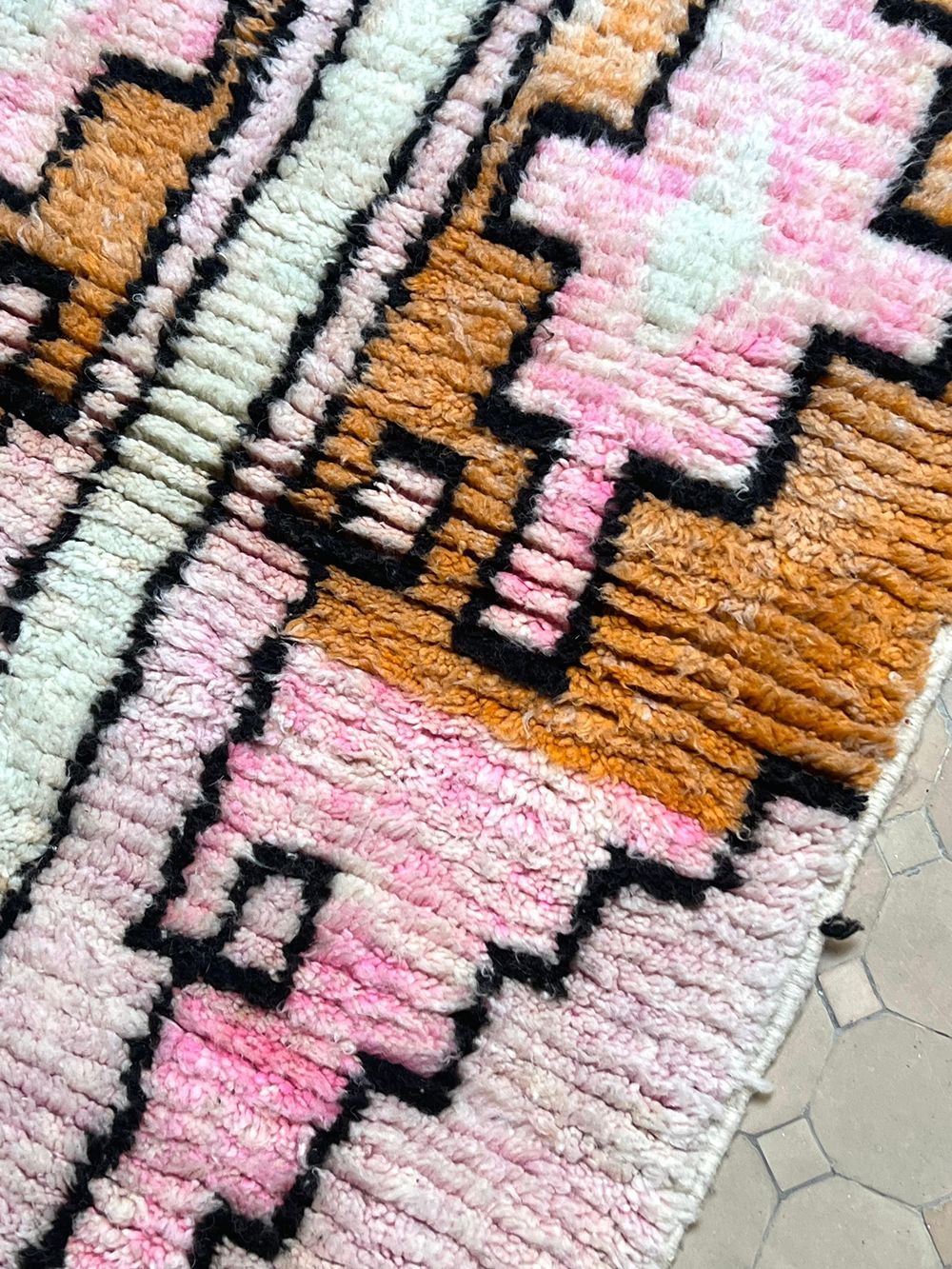 Moroccan Boujaad Runner 235x95cm