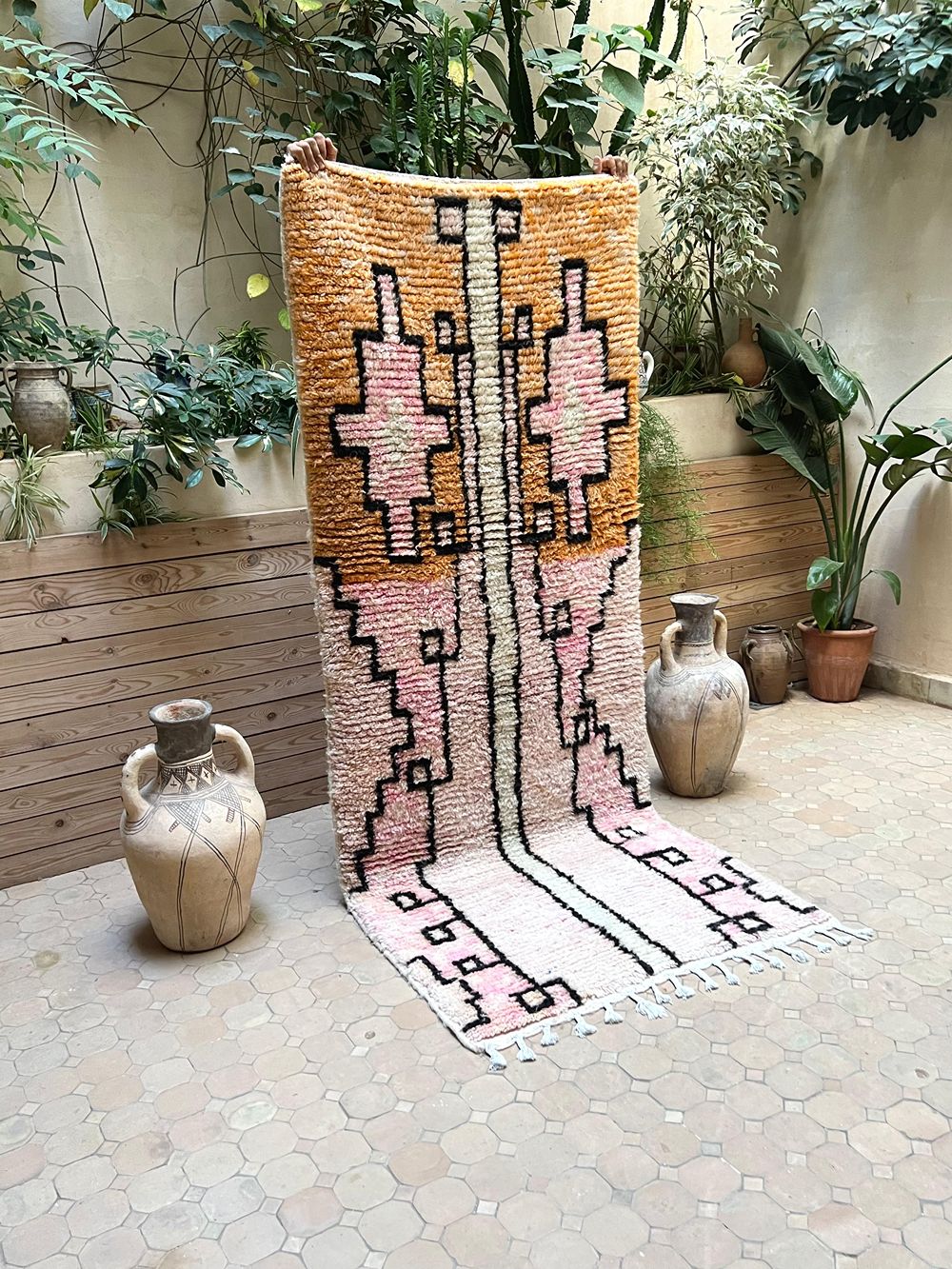 Moroccan Boujaad Runner 235x95cm