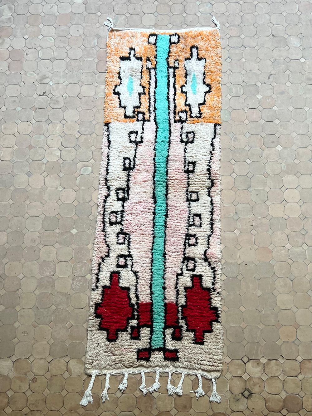 Moroccan Boujaad Runner 240x75cm