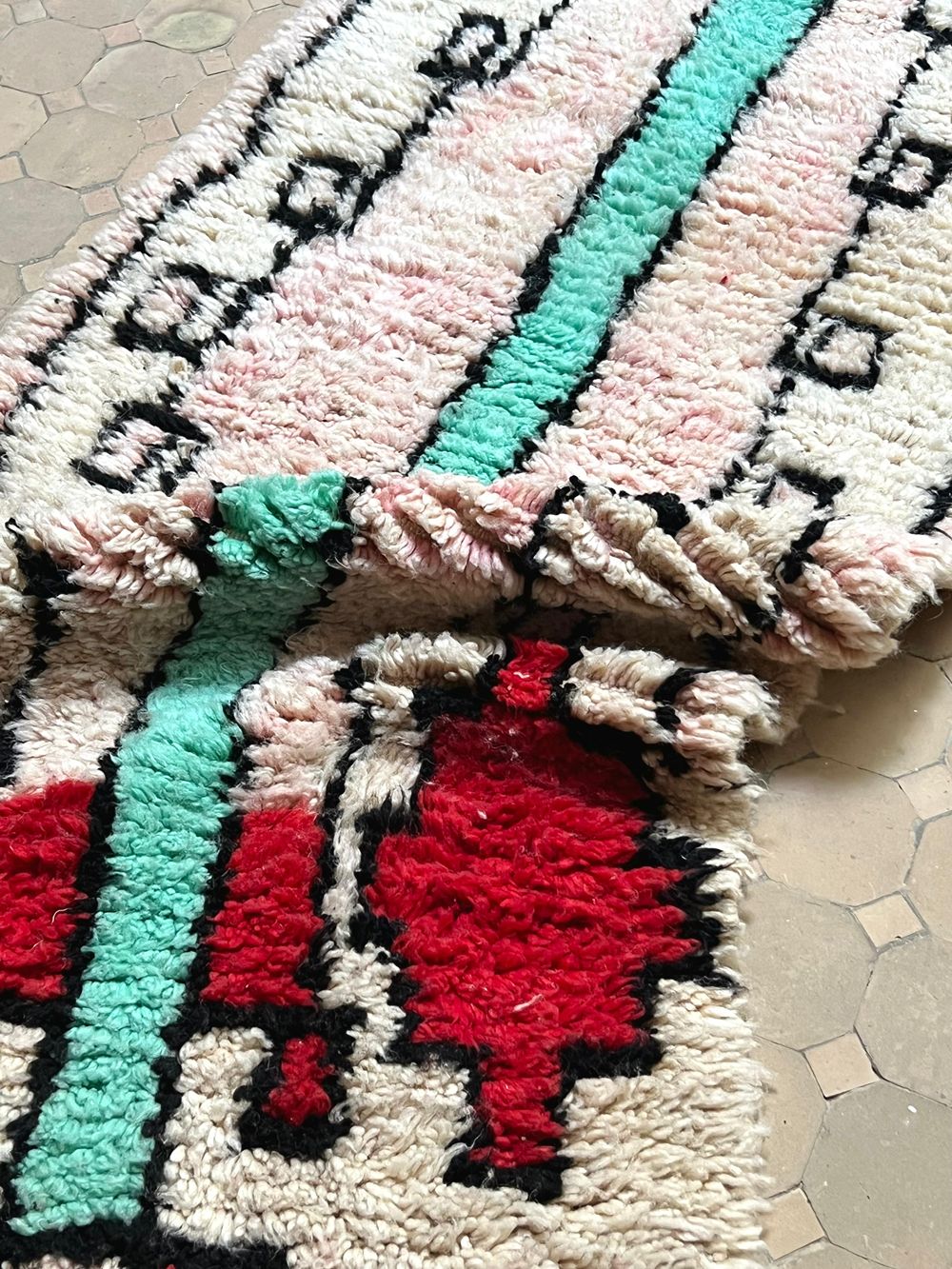 Marokkolainen käytävämatto Boujaad 240x75cm