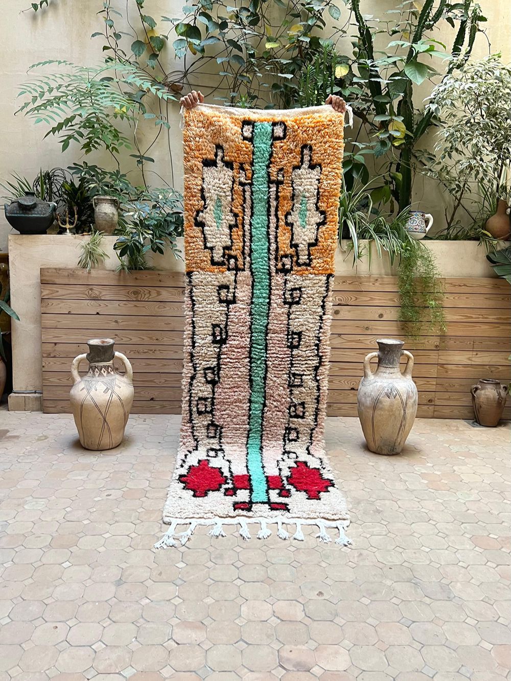 Moroccan Boujaad Runner 240x75cm