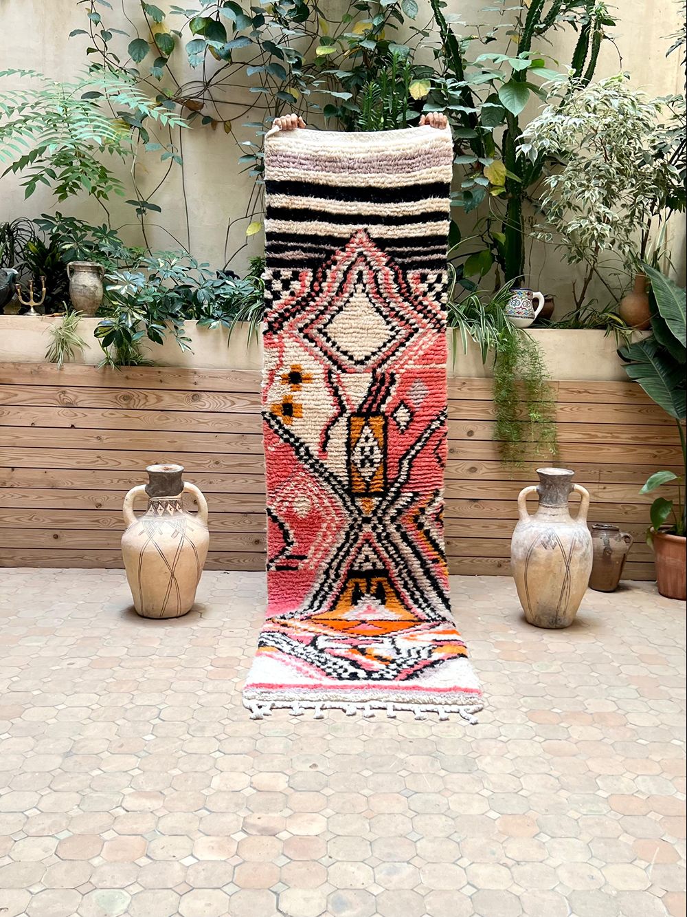 Moroccan Boujaad Runner 265x70cm