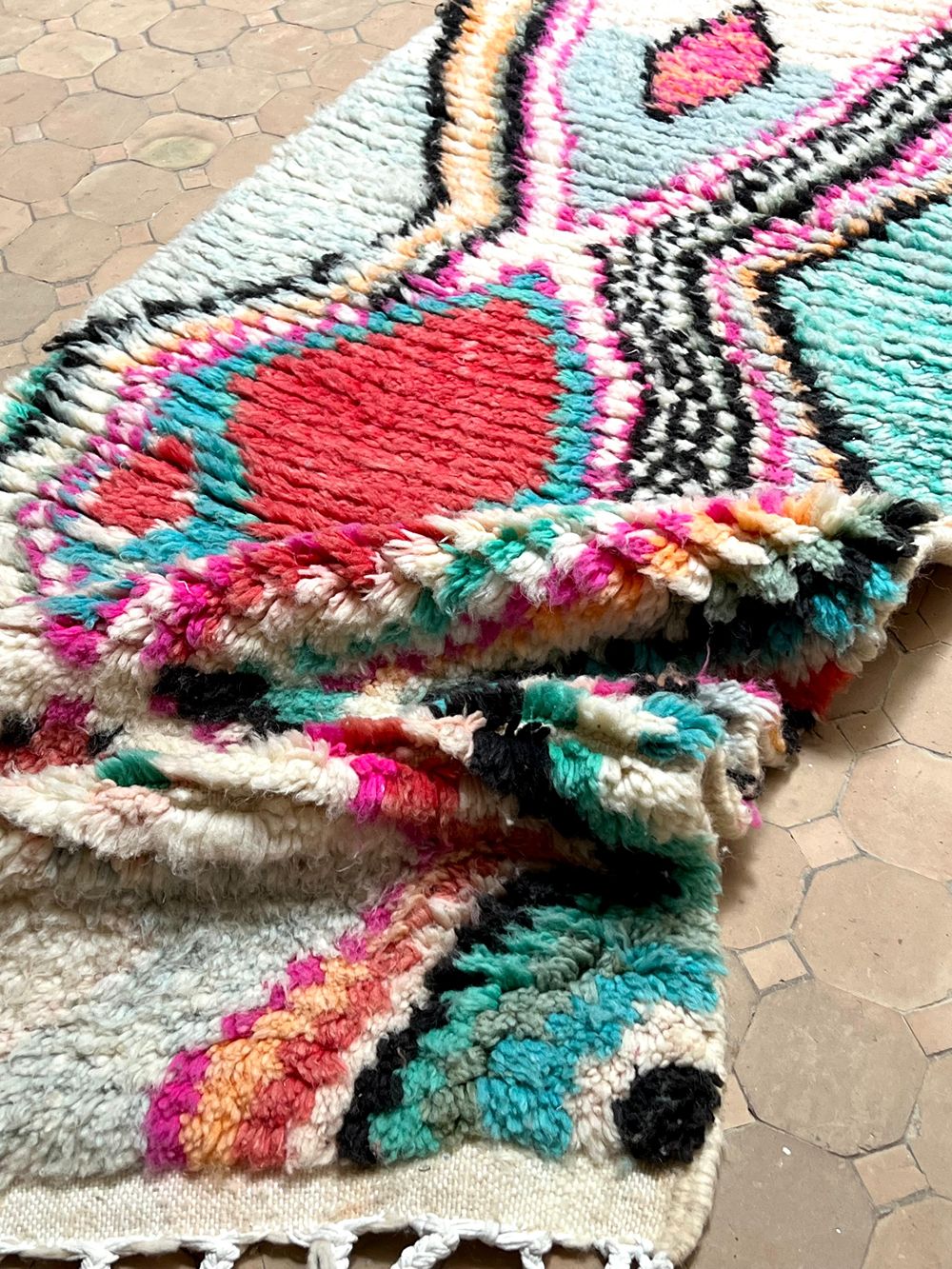 Marokkolainen käytävämatto Boujaad 265x75cm