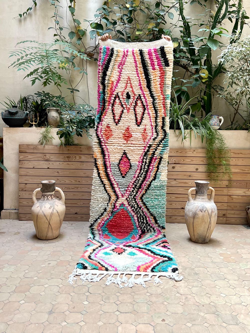Marokkolainen käytävämatto Boujaad 265x75cm
