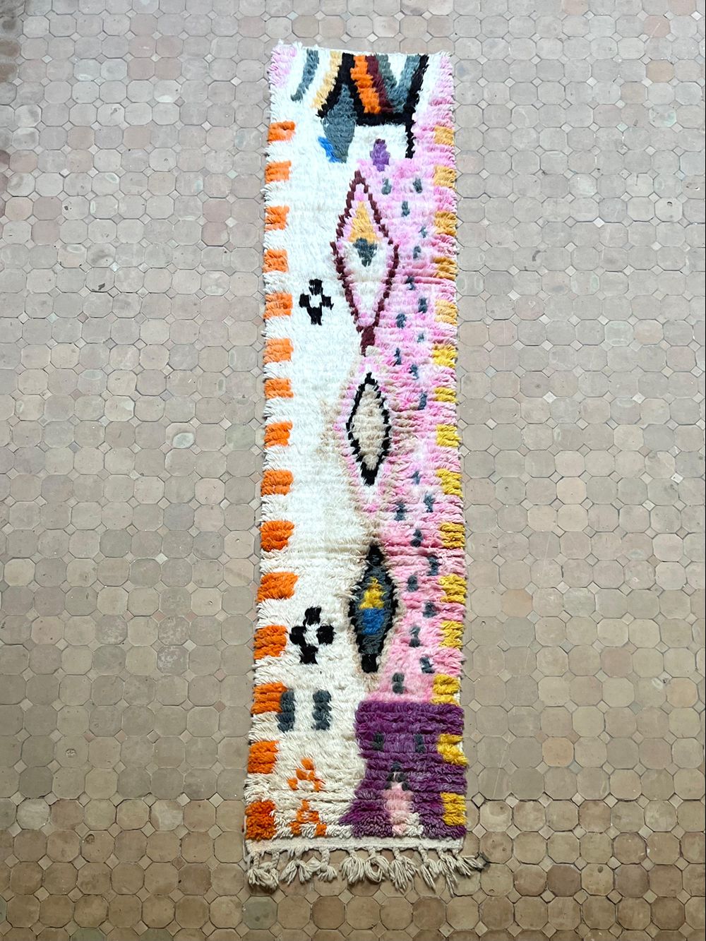 Moroccan Boujaad Runner 290x65cm
