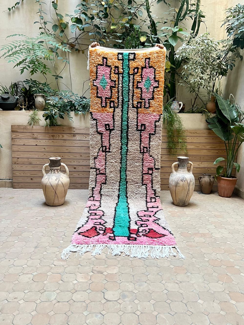 Moroccan Boujaad Runner 290x85cm