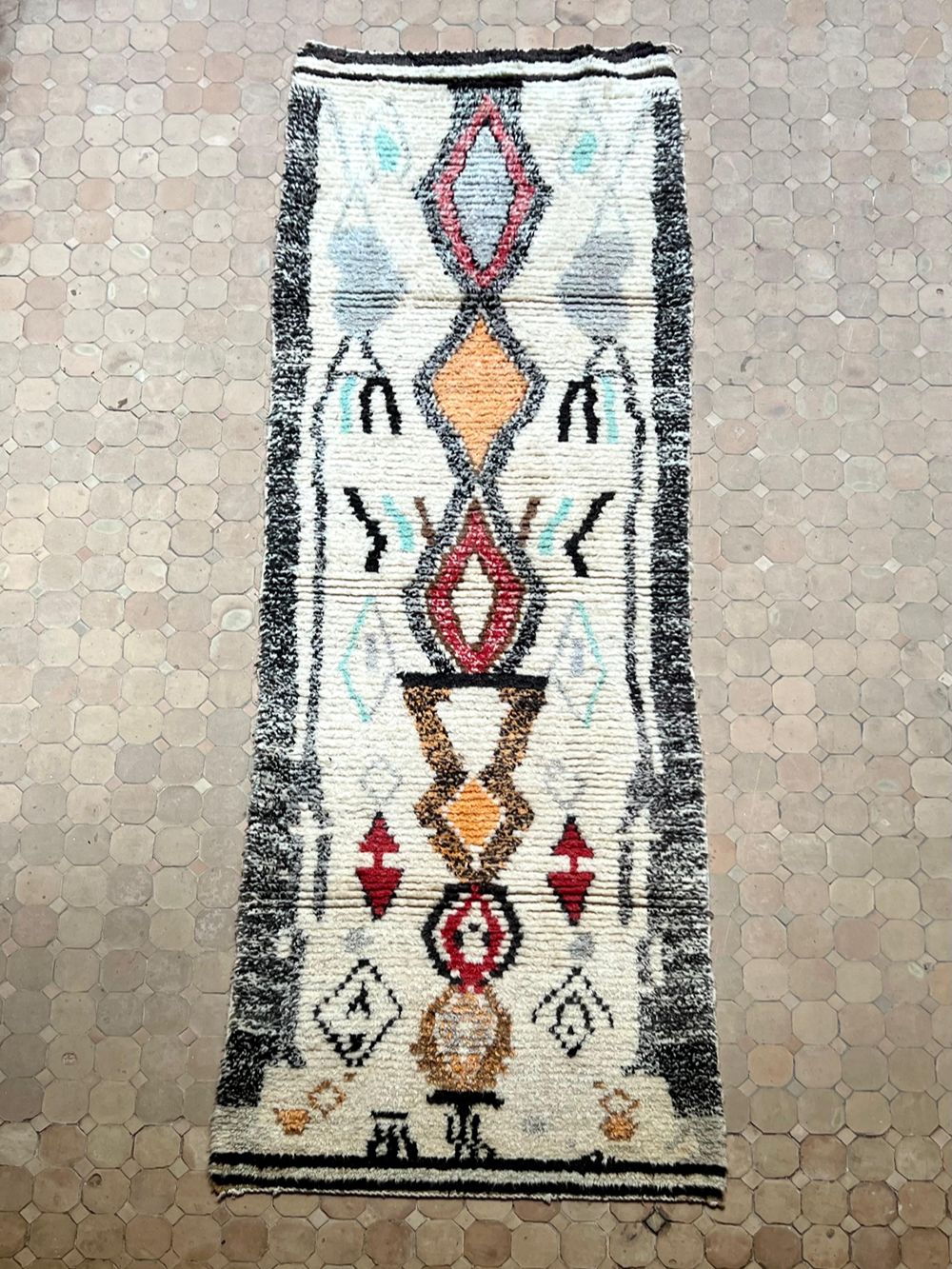 Marokkolainen käytävämatto Boujaad 295x100cm
