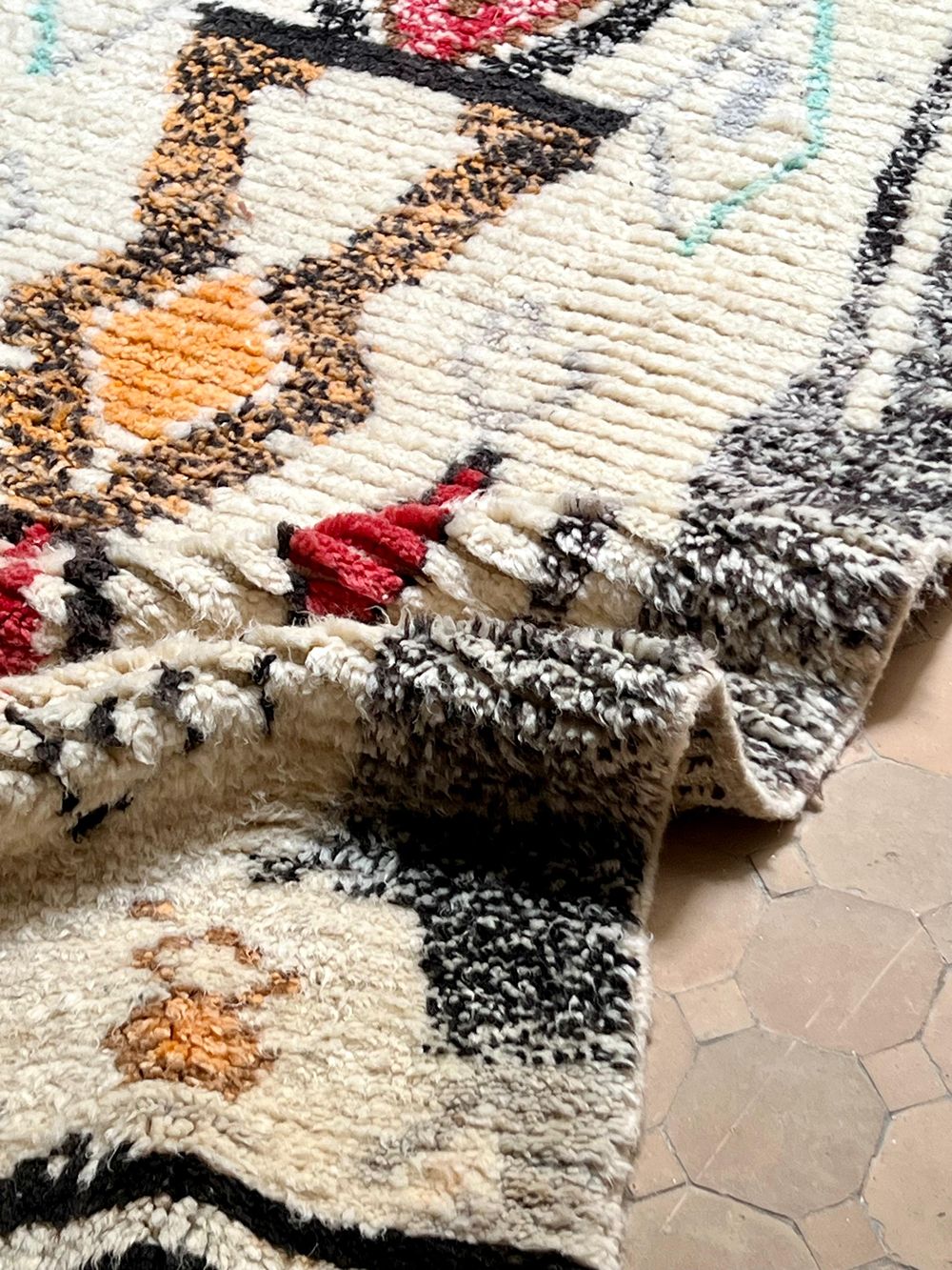 Marokkolainen käytävämatto Boujaad 295x100cm