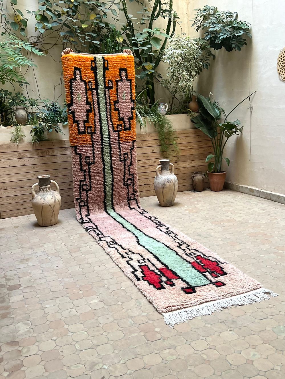 Marokkolainen käytävämatto Boujaad 425x80cm