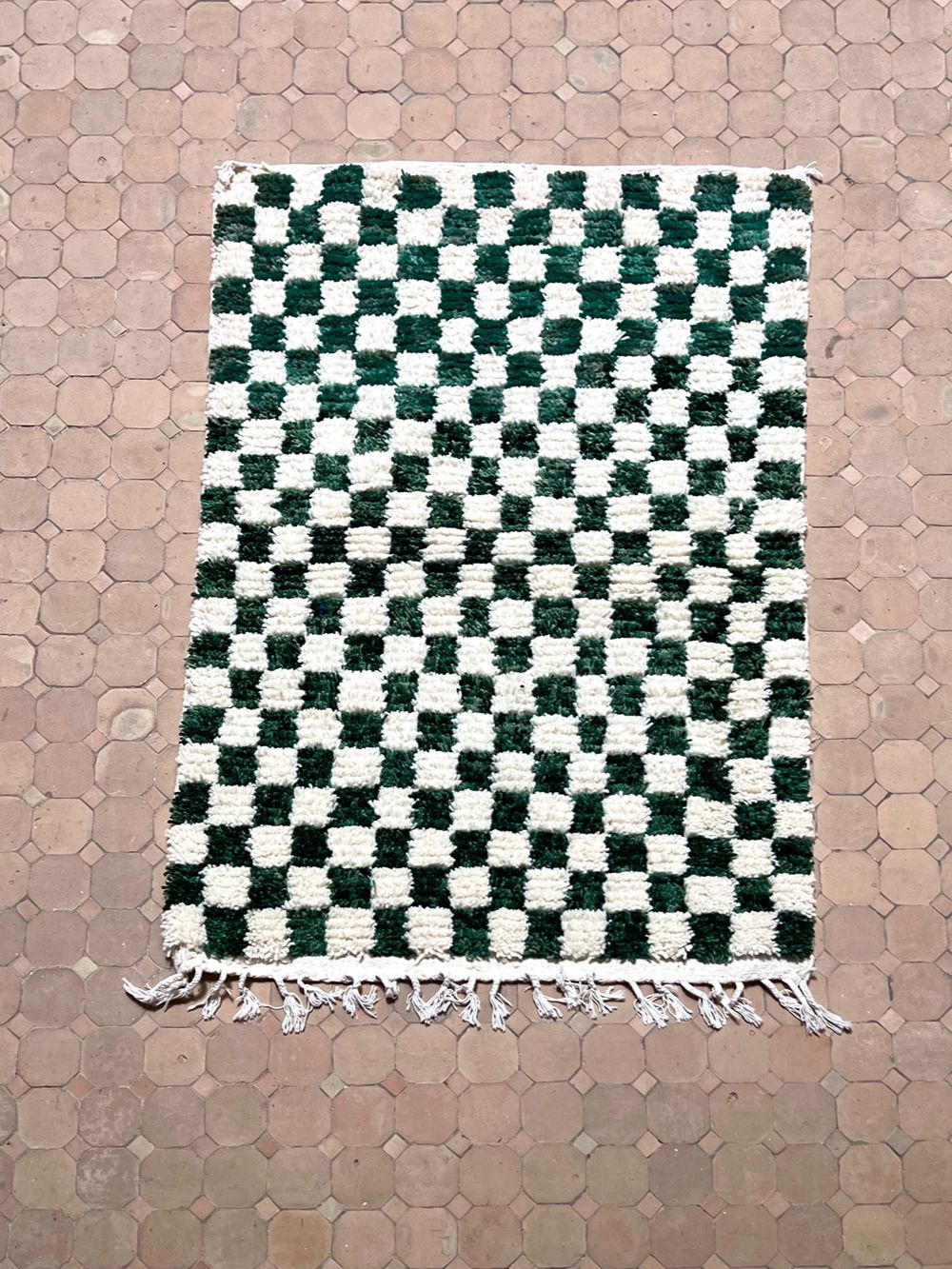 Moroccan Checkered Rug 155x105cm