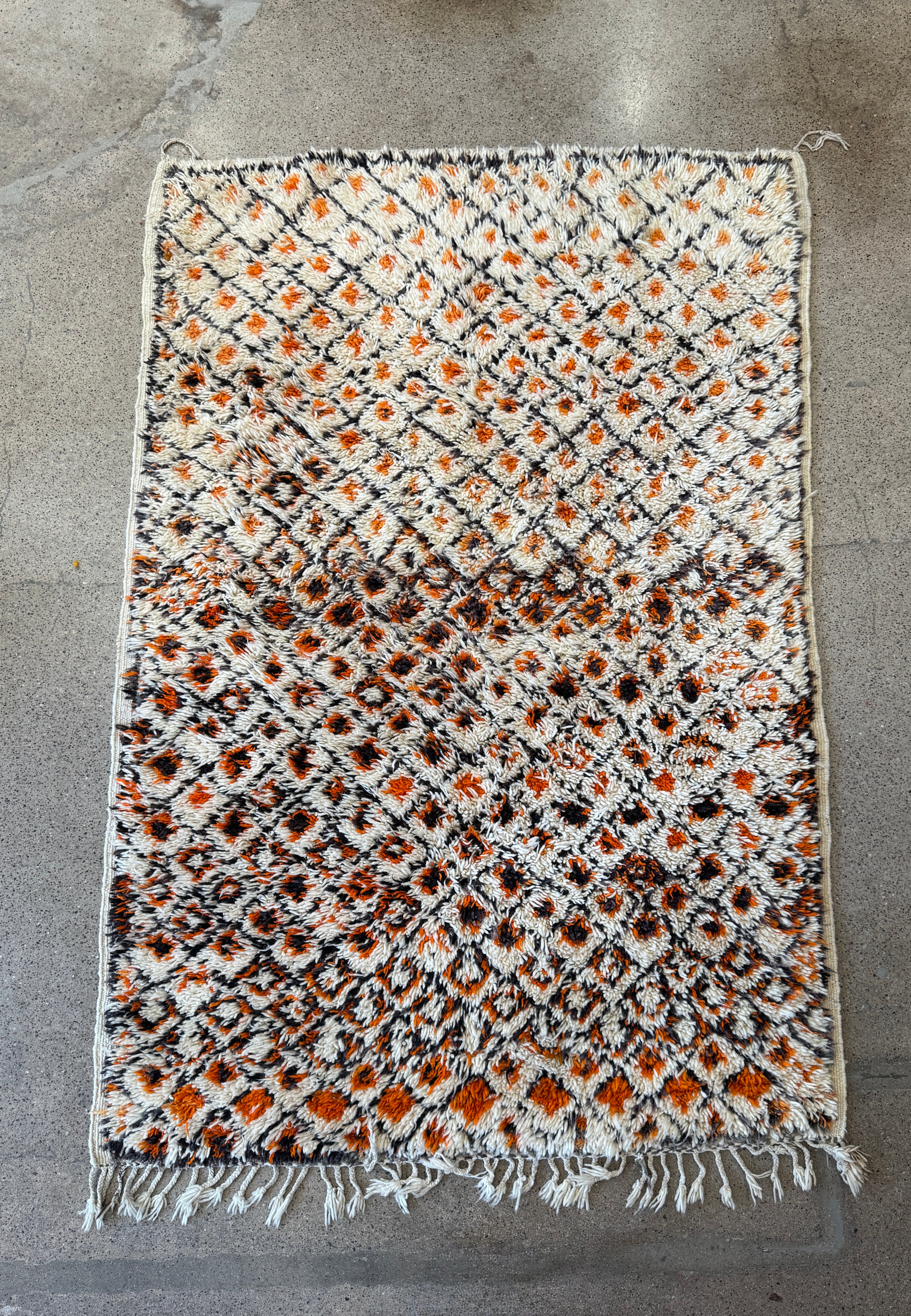 Marokkolainen vintage Beni Ouarain matto 285x190cm