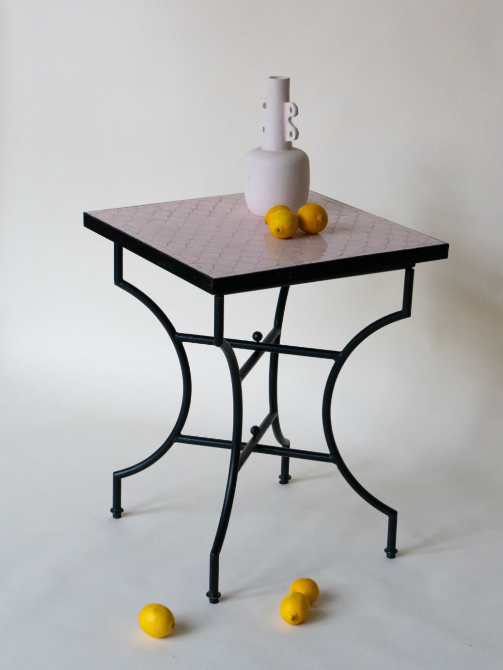 Mosaic Table Salmon Pink