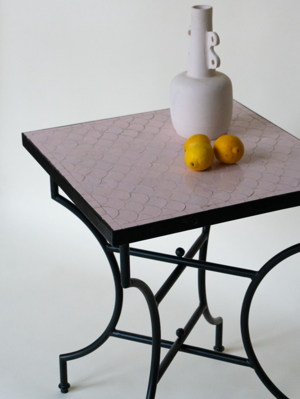 Mosaic Table Salmon Pink