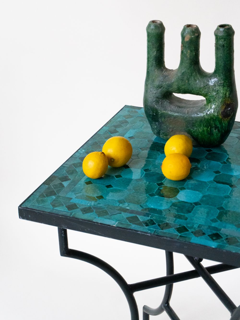 Mosaic Table Emerald Blue