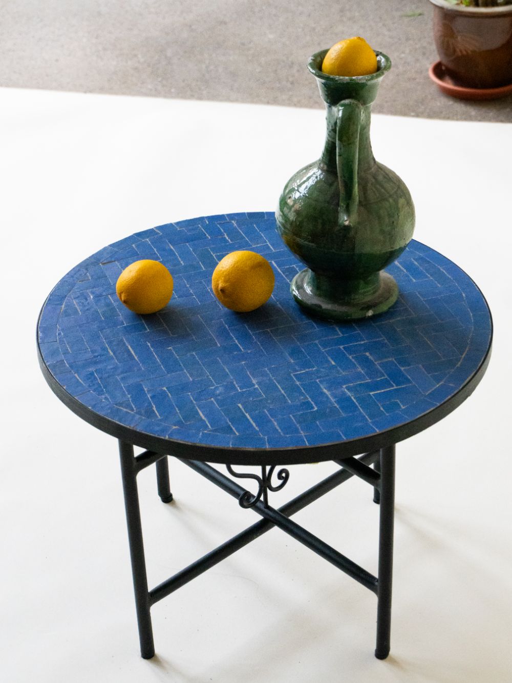 Mosaic Table Blue