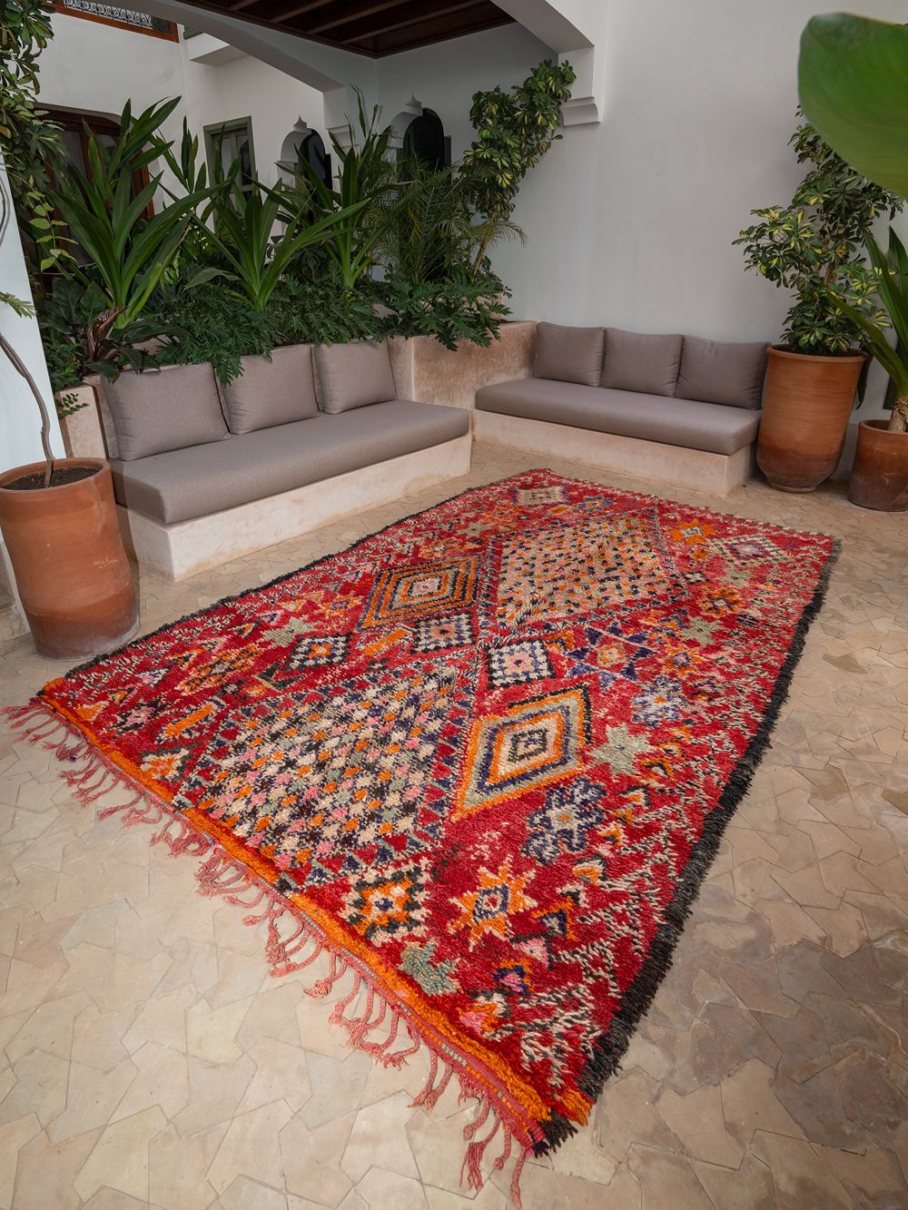 Marokkolainen vintage Beni M'Guild matto 315x200cm