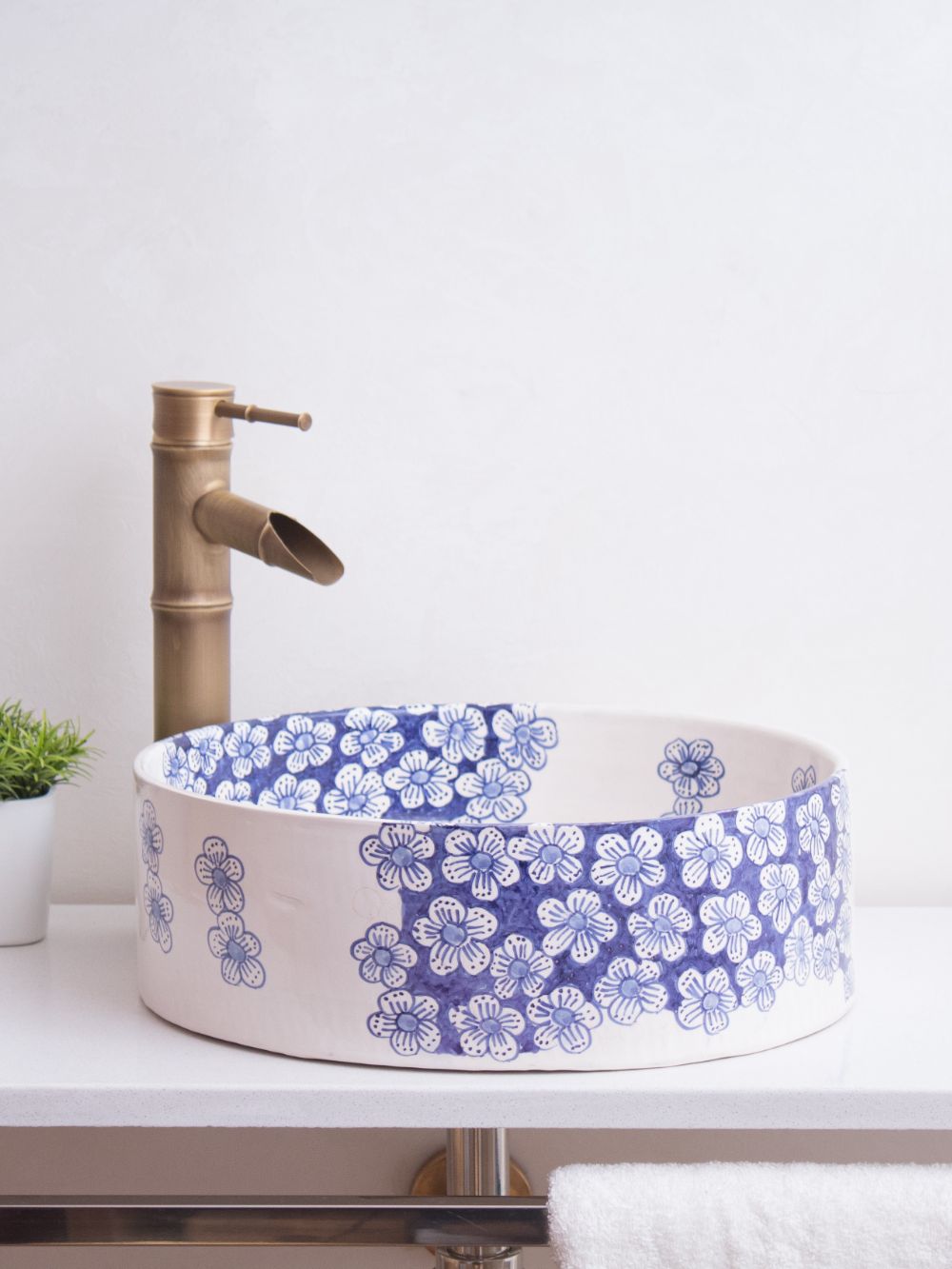 Keraaminen käsienpesuallas - useita kokoja Majorelle Meadow