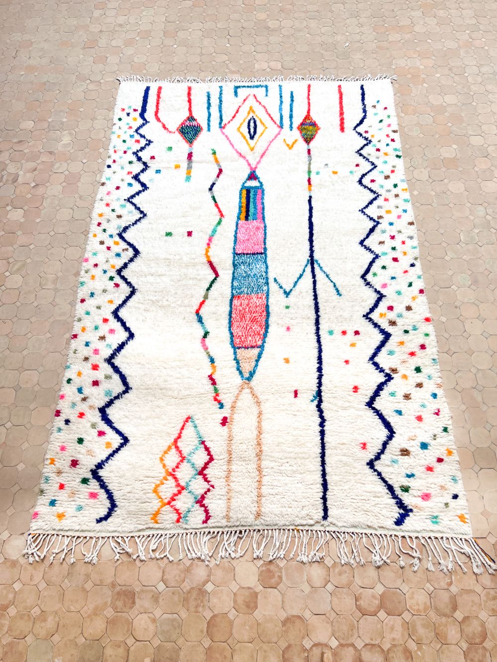 Moroccan Azilal Rug 295x185cm