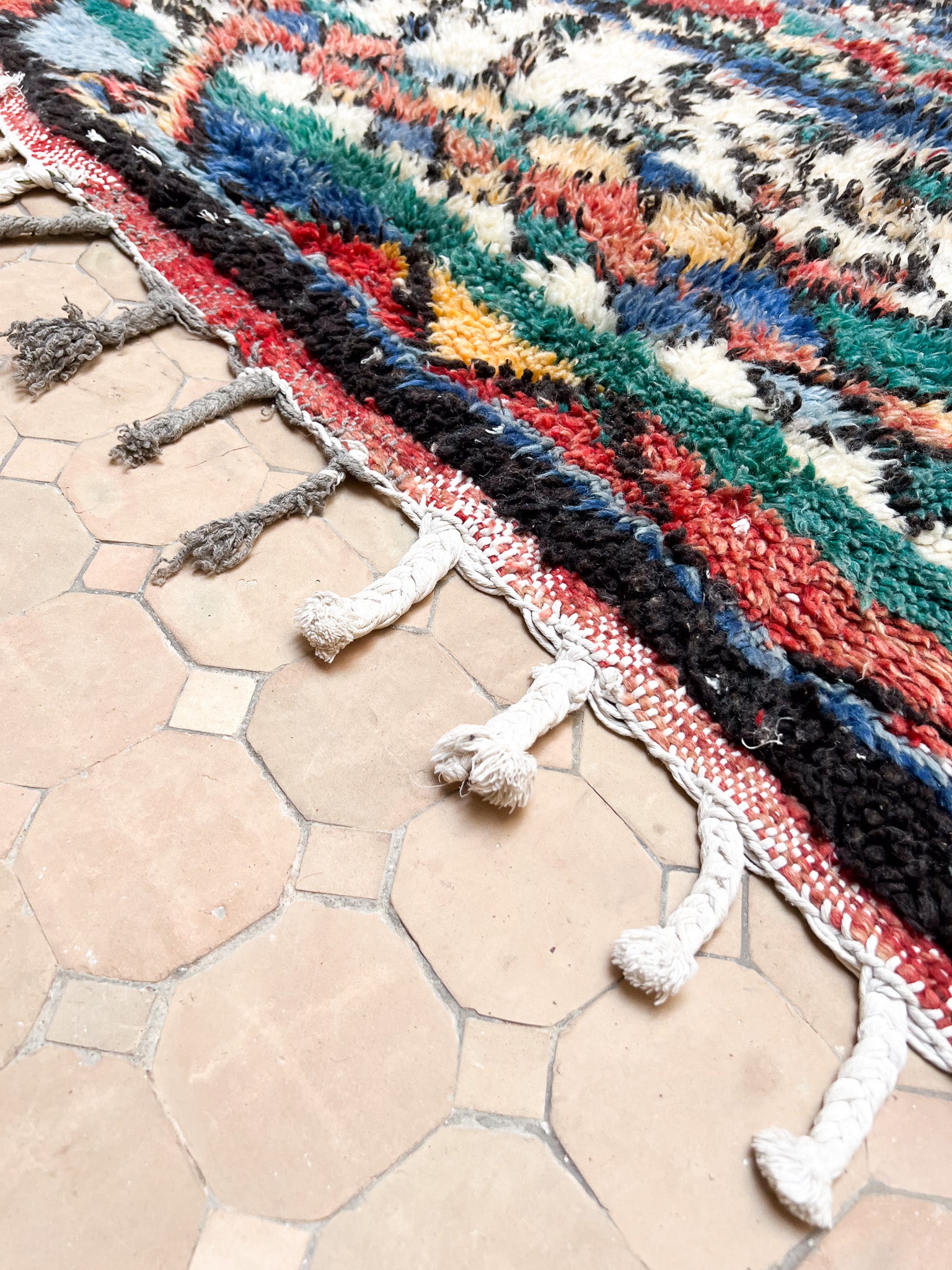 Moroccan Vintage Azilal Rug 155x145cm