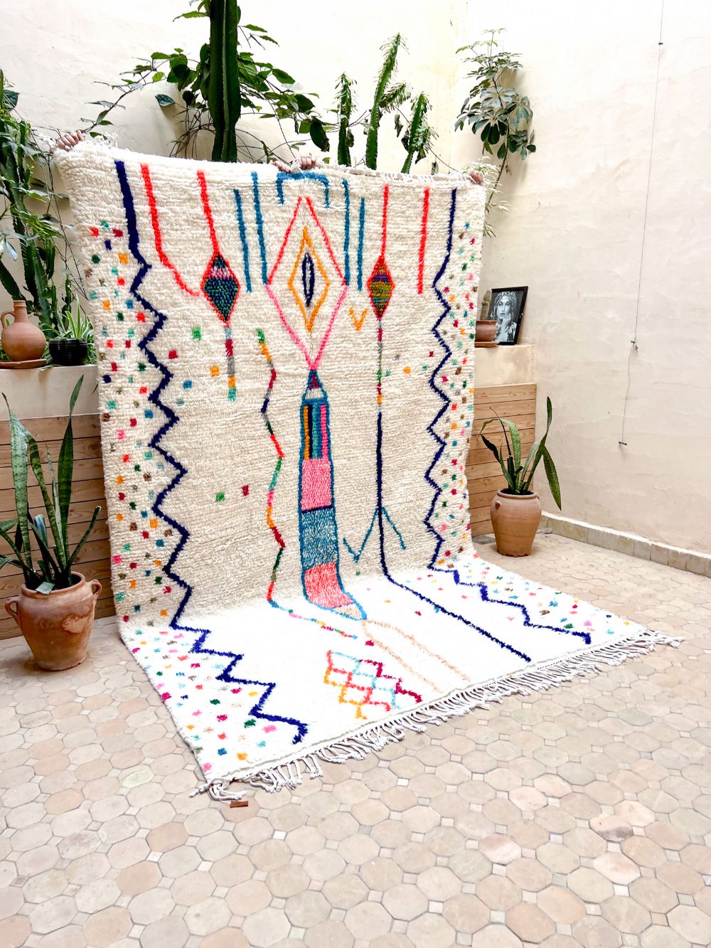 Moroccan Azilal Rug 295x185cm