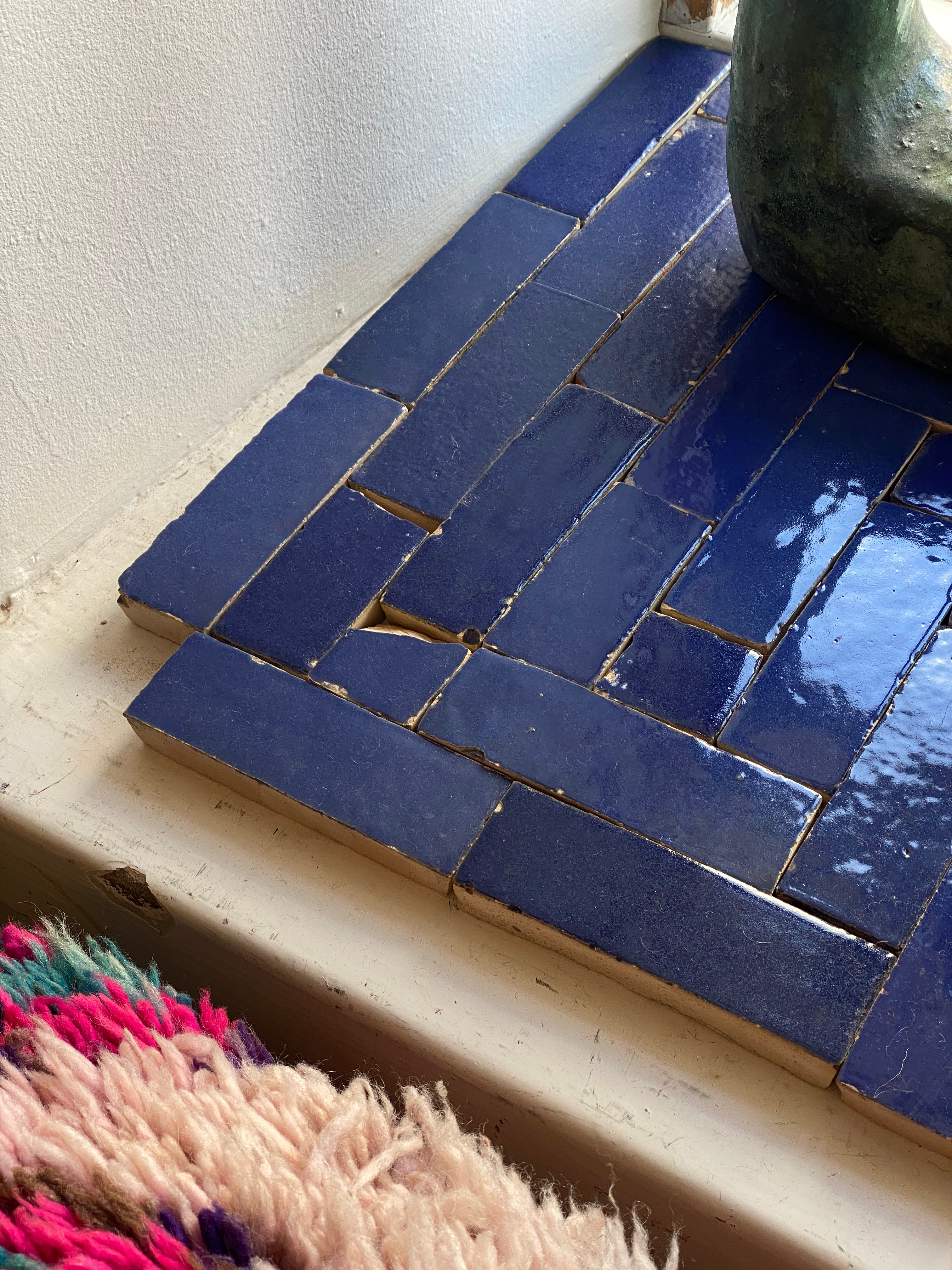 Moroccan Bejmat Tiles: Dark blue / m²