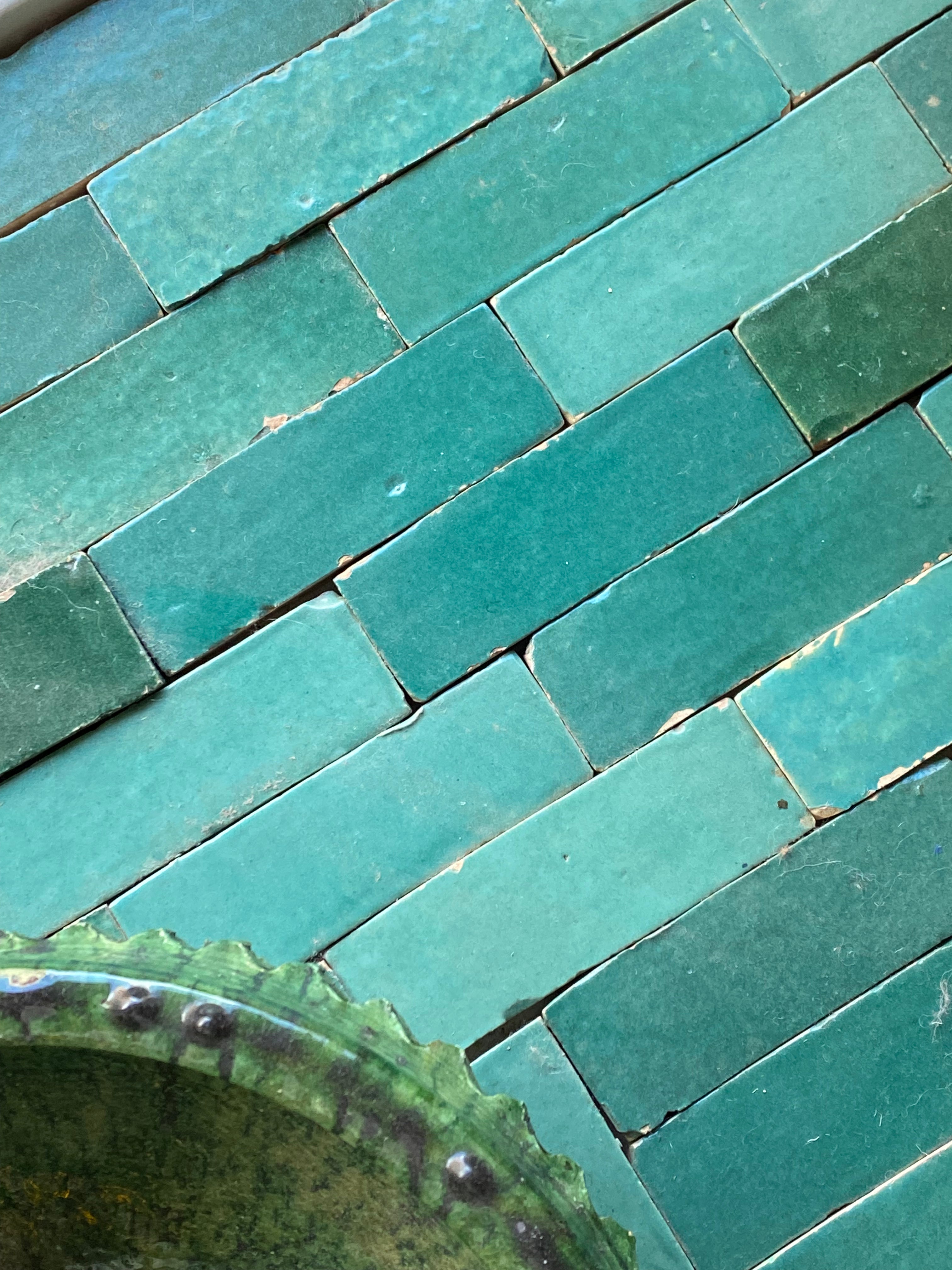Moroccan Bejmat Tiles: Emerald / m²