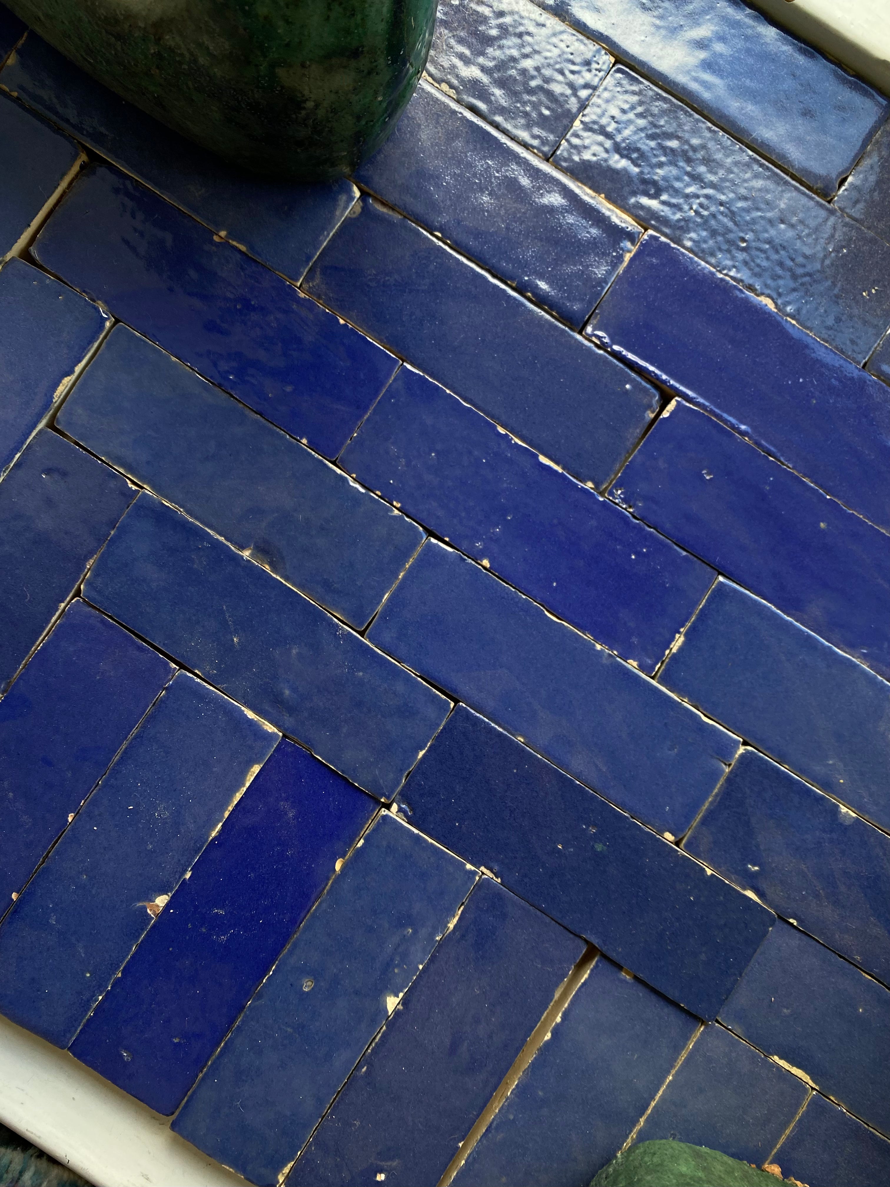 Moroccan Bejmat Tiles: Dark blue / m²
