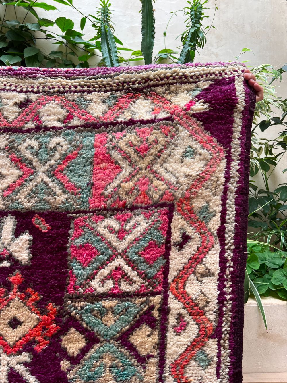 Moroccan Vintage Boujaad Rug 340x190cm