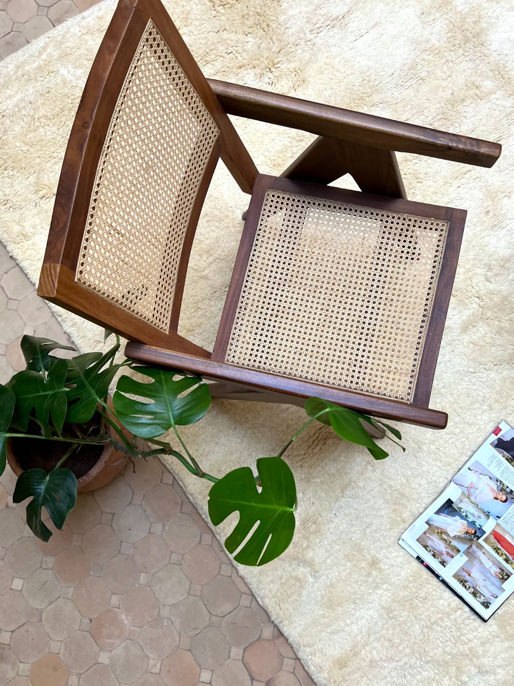 Moroccan All White Rug 390x305cm