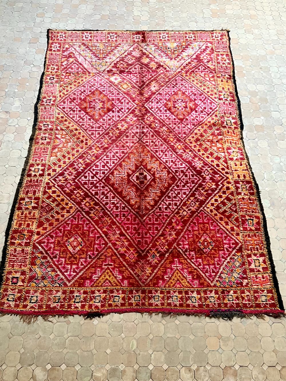 Moroccan Vintage Beni M'Guild Rug 335x210cm