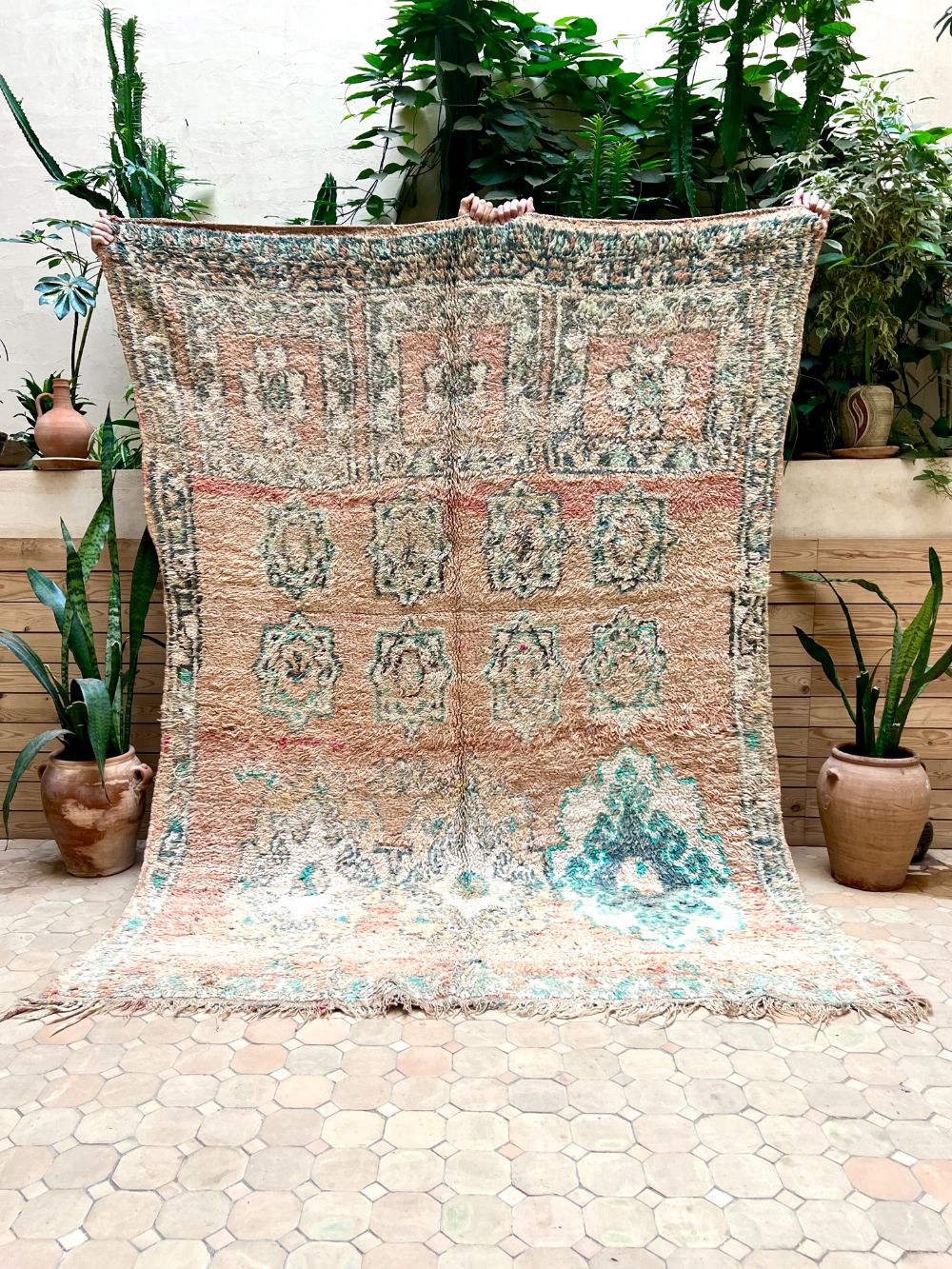 Marokkolainen vintage Boujaad matto 235x165cm