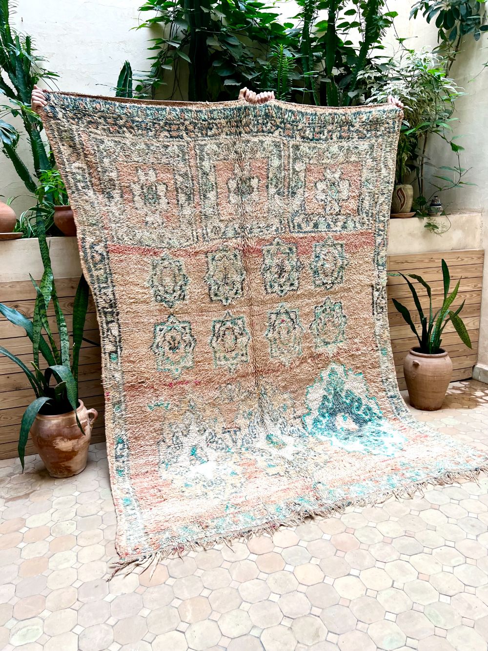 Moroccan Vintage Boujaad Rug 235x165cm
