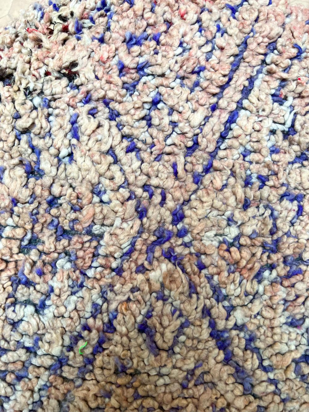 Moroccan Vintage Round Pouf