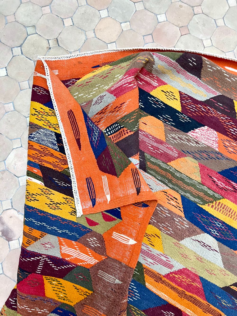 Marokkolainen nukaton matto 300x195cm