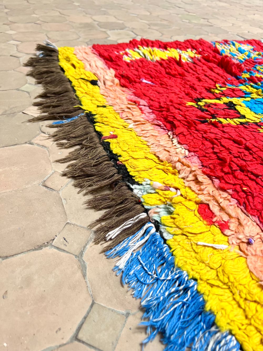 Moroccan Vintage Boujaad runner Rug 290x80cm