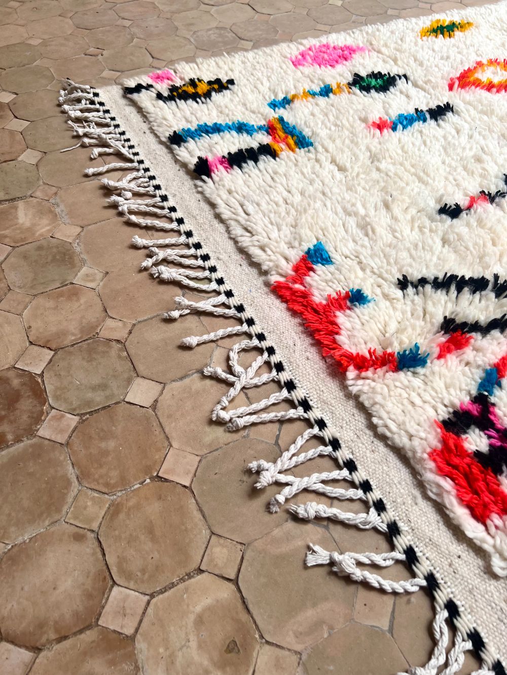 Nata : Marokkolainen Azilal-matto 260x145cm