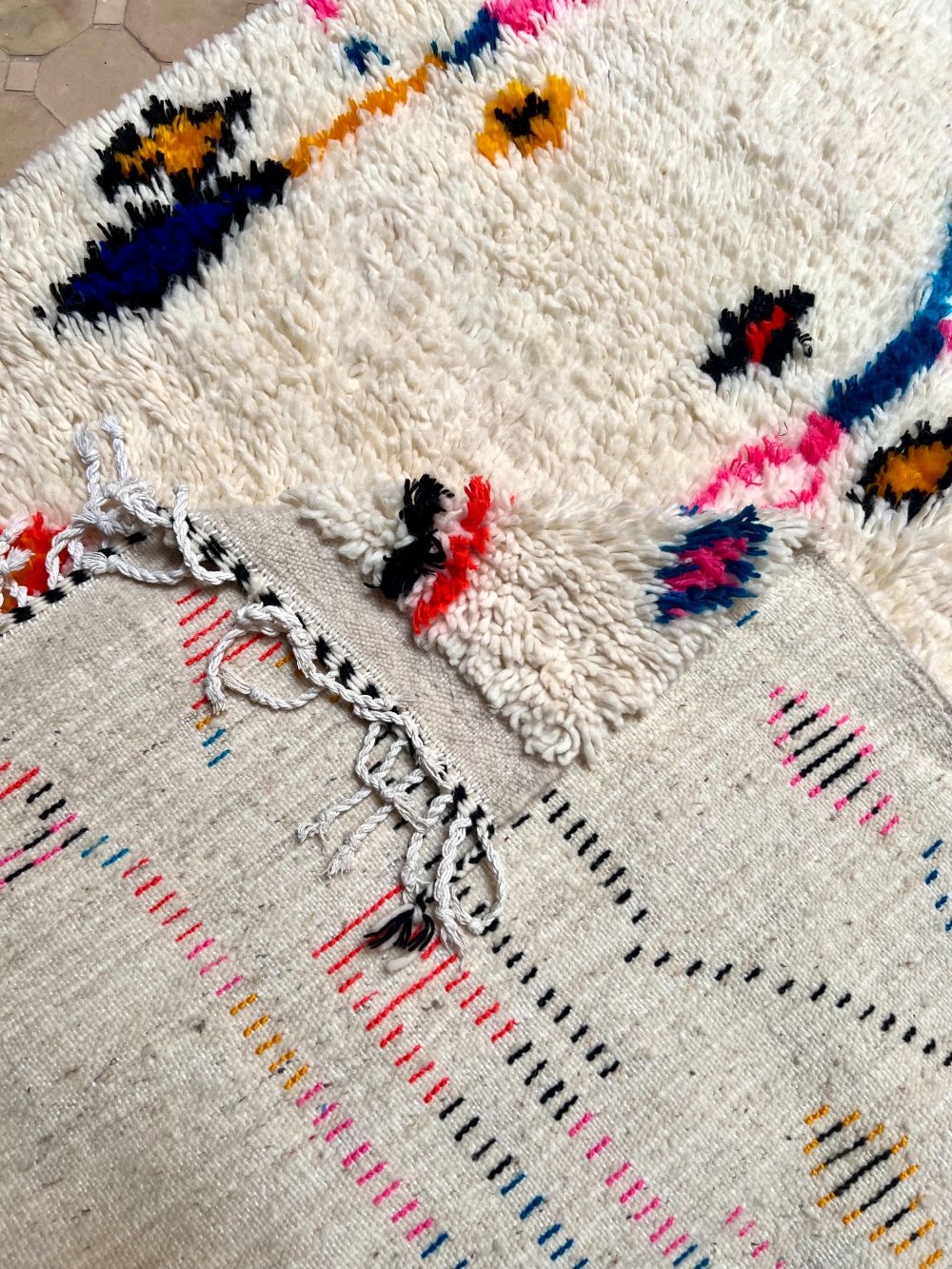 Nata : Marokkolainen Azilal-matto 260x145cm