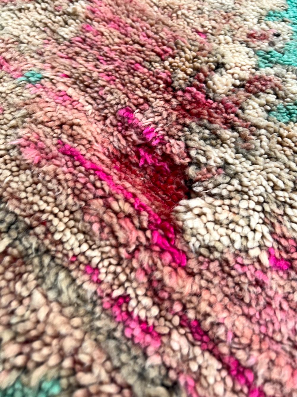 Moroccan Vintage Boujaad runner Rug 320x105cm