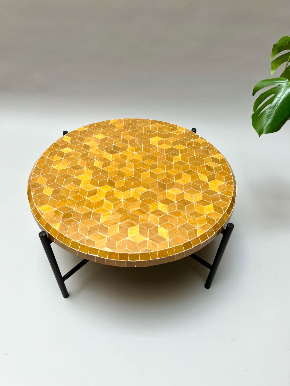 Mosaic Table Mustard