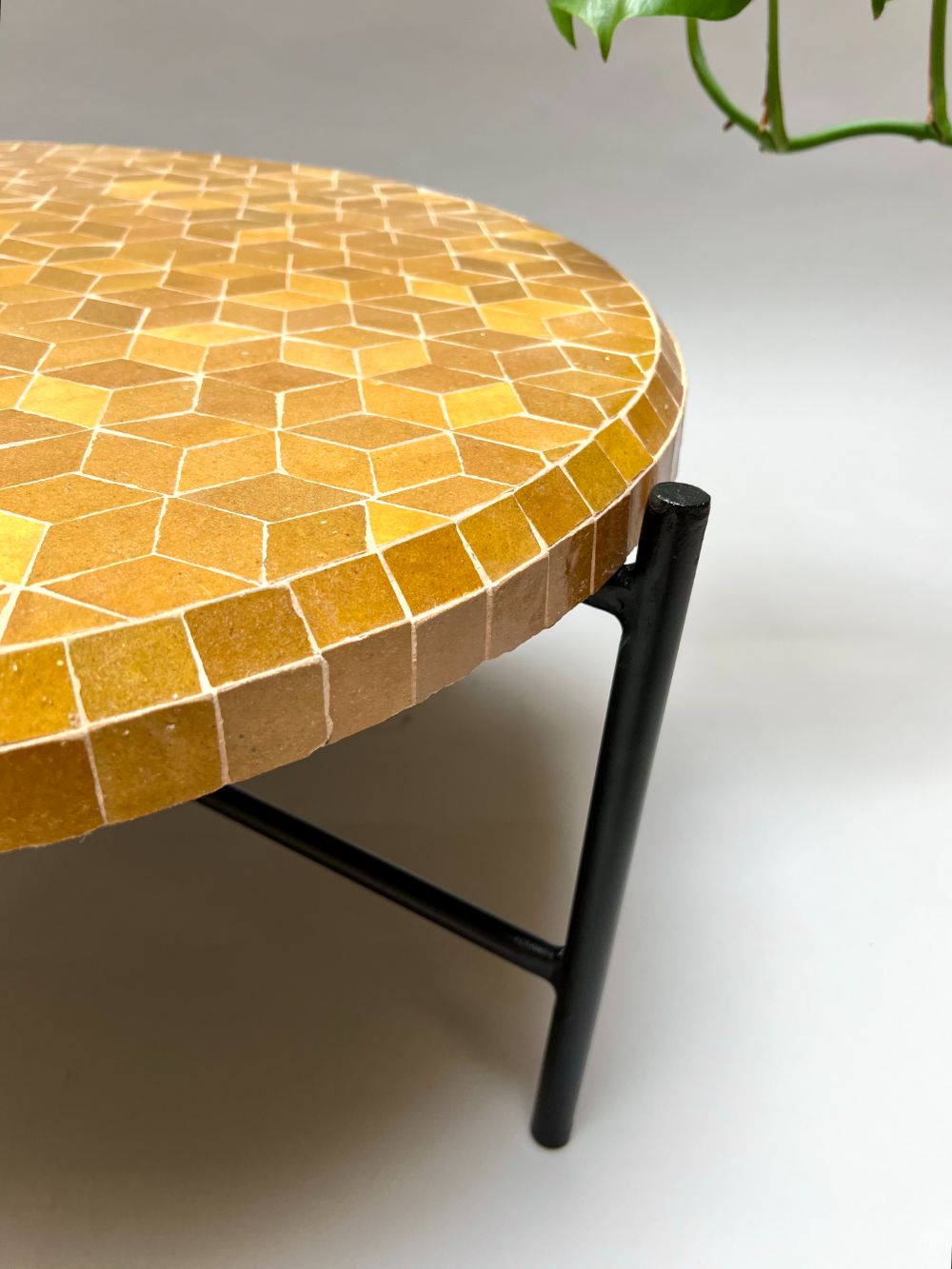 Mosaic Table Mustard