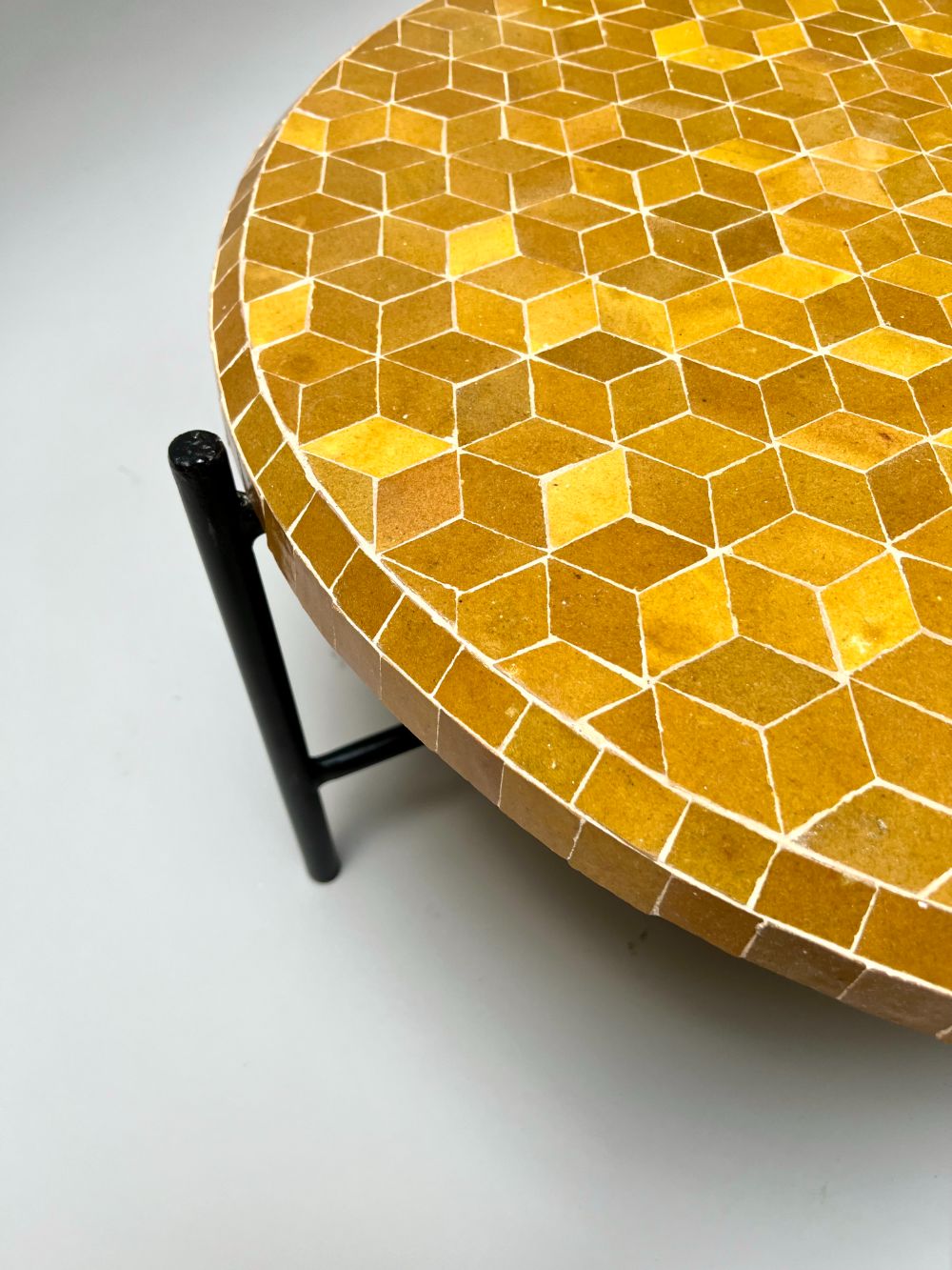 Mosaic Table Mustard