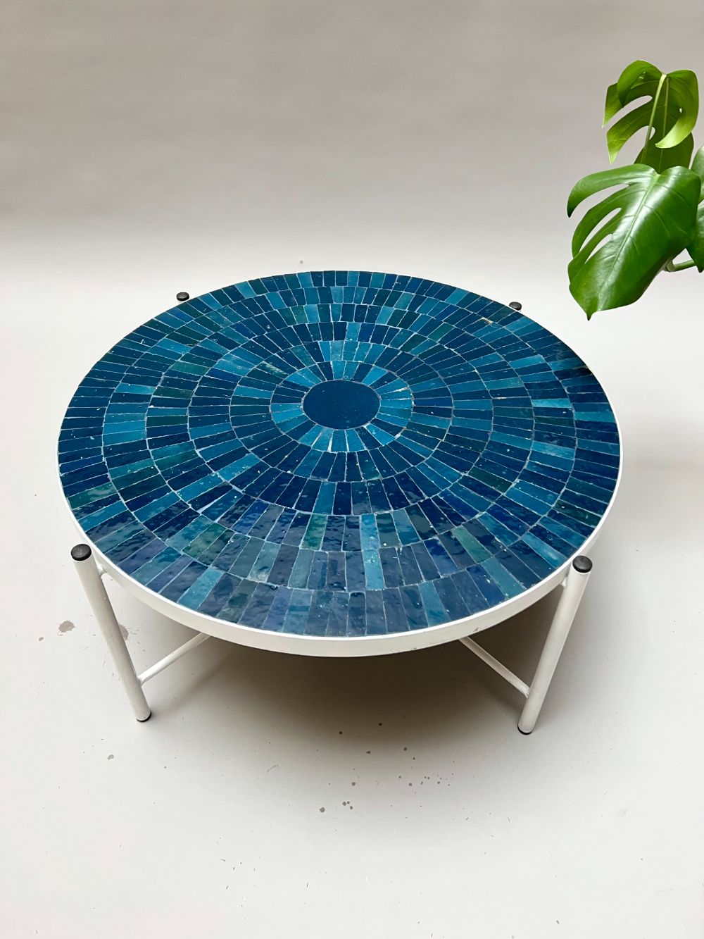 Mosaic Table Blue