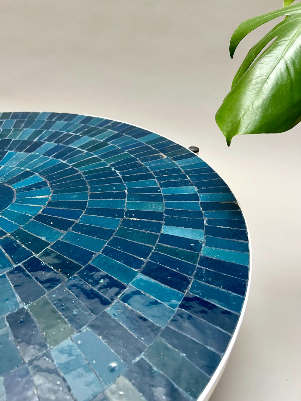 Mosaic Table Blue