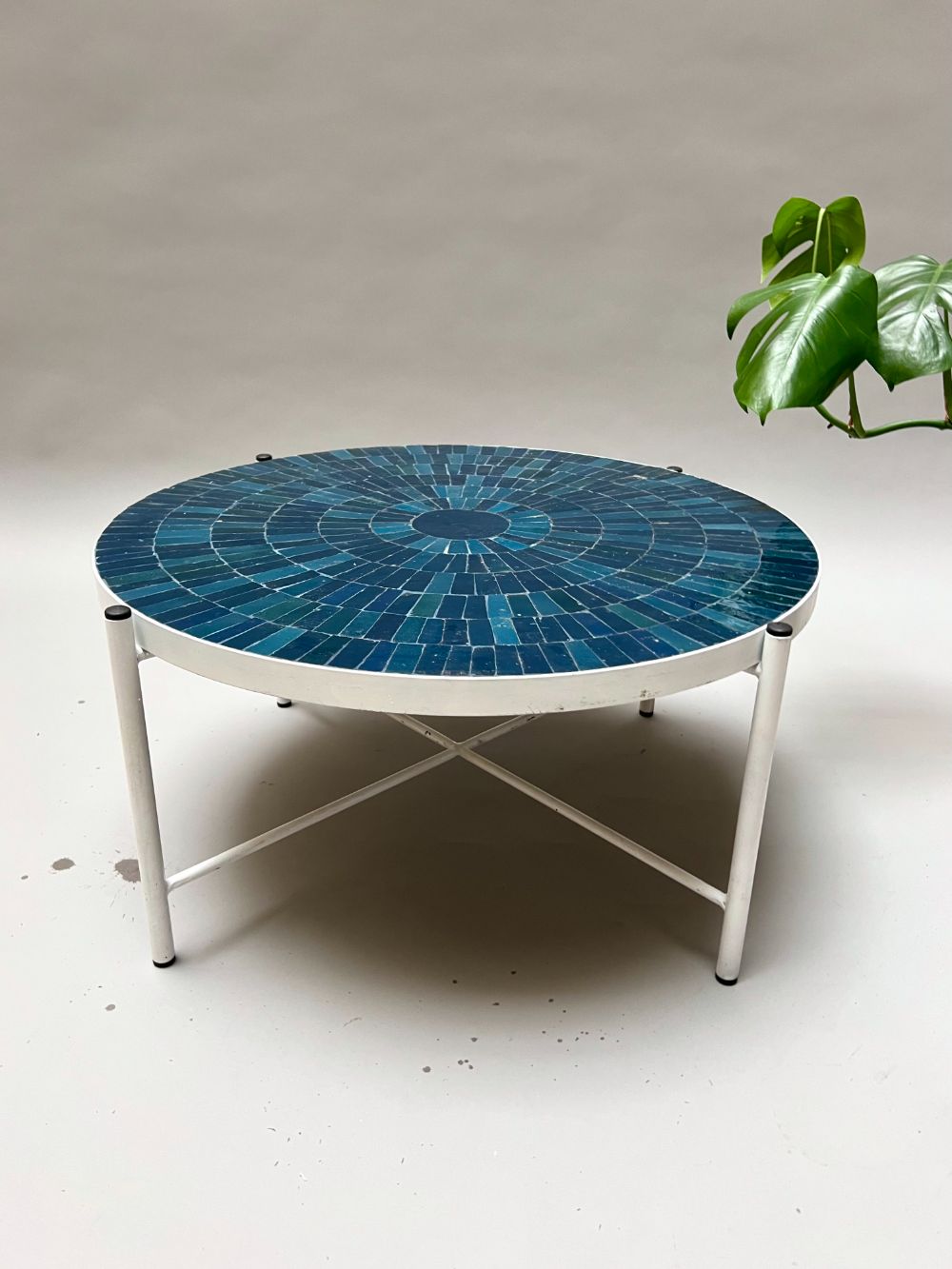 Mosaic Table Blue