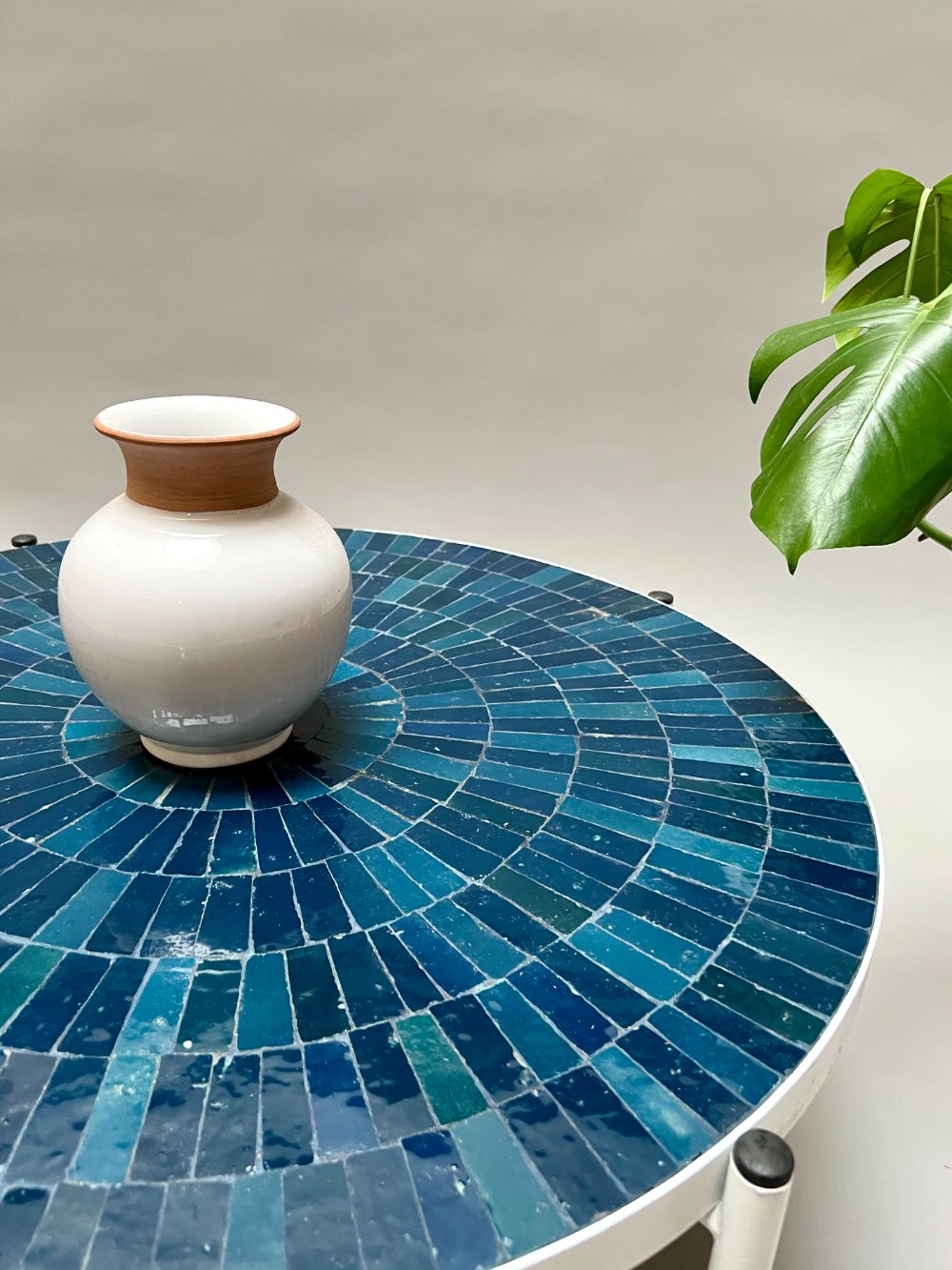 Mosaic Table Blue