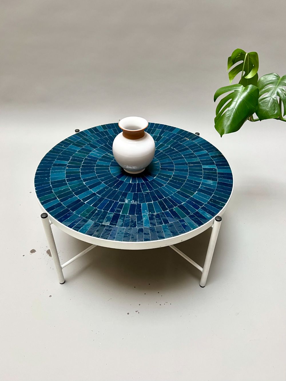Mosaic Table Blue